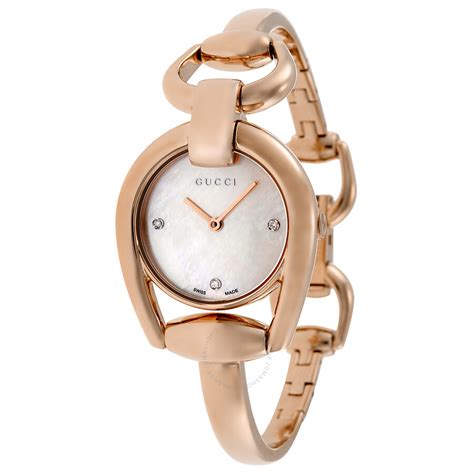 rose gold gucci watch|gucci rose gold watch ladies.